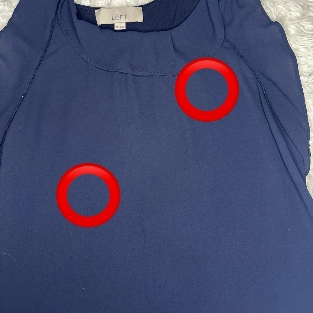 Loft Sleeveless Blouse - M - Picture 8 of 10